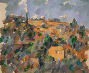 Huizen op de heuvel, Provence