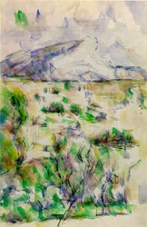 Mont Sainte Victoire vanaf les Lauves, 1902-06