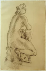 P. Cézanne, Hurkende Venus