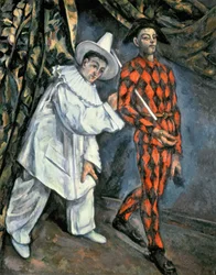 Pierrot en Harlekijn (Vastenavond), 1888