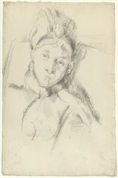 Portret van Hortense Cézanne-Figuet, de Vrouw van de Kunstenaar