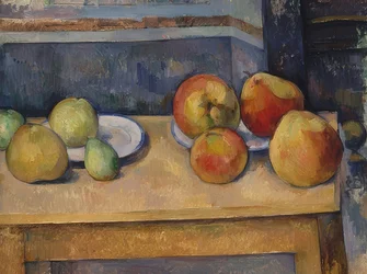 Stilleven met appels en peren