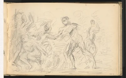Studie voor "Het oordeel van Paris" of "De verliefde herder"
