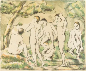 De baders (kleine plaat)