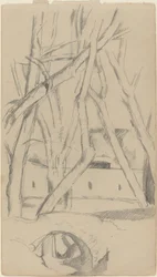 De kleine brug [recto], ca. 1880