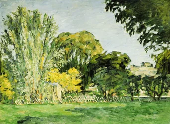 Bomen bij Jas de Bouffan