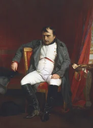 Napoleon in Fontainebleau tijdens de Eerste Abdicatie - 31 maart 1814, 1845