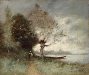Oever van de Loire bij Chouze