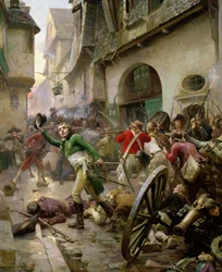 Henri de La Rochejaquelein (1772-94) bij de Slag om Cholet, 17 oktober 1793