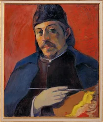 Autoportrait a la Palette (olieverf op doek)
