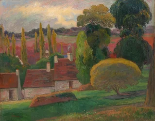 Een boerderij in Bretagne. Omstreeks 1894