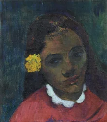 Frans: Tête de Tahitienne, of La Fleur qui écoute