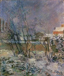 Tuin in de sneeuw, 1883