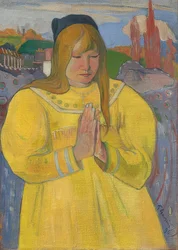 Jong christelijk meisje