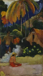 Landschap in Tahiti (Mahana Maà)