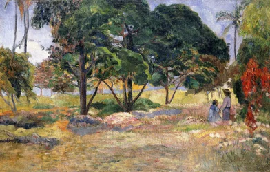 Landschap met drie bomen, 1892
