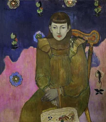 Portret van Vaiite Jeanne Goupil, 1896
