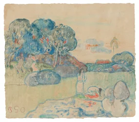 Tahitiaans landschap