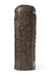 Tahitische totem naar Christus aan het kruis, na 1894