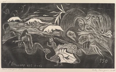 Het Universum wordt Geschapen, uit Fragrance Noa Noa, 1893-94