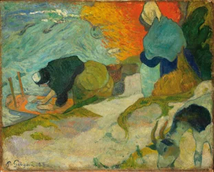 Wasvrouwen in Arles (Frankrijk)