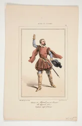 Kostuum van Marcel, gespeeld door Levasseur