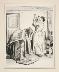 Zeg! Die dief van prullaria die mijn souvenirs wilde terugnemen...