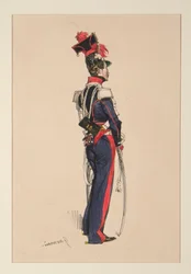 GARDE NATIONAL te paard