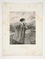 De vrouwelijke kunstenaars / Juffrouw Marie de N