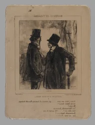 Lithografische steen voor Mosieu, j