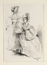 MEI 1836. Jaconetjurken. ...