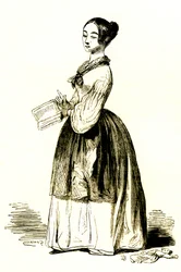 De leraar (gravure