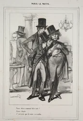 Vous étiez nommé hier soir..., uit de serie Paris Le Matin, 1839