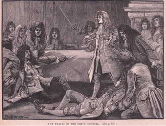 Het gevecht in de Privy Council AD 1711