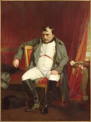 Napoleon in Fontainebleau, 31 maart 1814