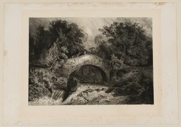 Een brug in de Auvergne. Beraldi 64 IFF 44