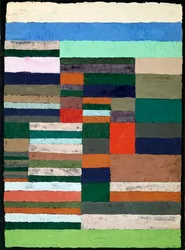 Geïndividualiseerde altimetrie van strepen door Paul Klee (1879-1940)