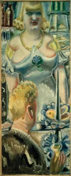 Blonde Bardame met Heer