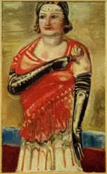 Staande vrouw