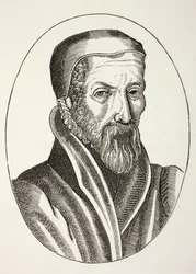 John Knox van 1510 tot 1572. Schotse geestelijke, leider van de protestantse reformatie en oprichter van het presbyteriaanse kerkgenootschap.