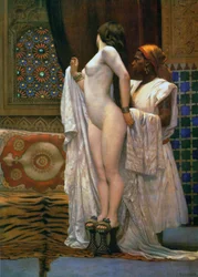 Harem: Na het bad, c.1894