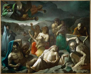 La resurrection des morts (schilderij op doek)