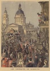 Begrafenis van Lajos Kossuth