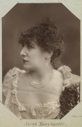 Portret van Sarah Bernhardt, actrice