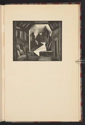 "Götterdämmerung", illustratie uit "Wagners muziekdrama van de Ring" door Leroy Archier, tegenover pagina 184