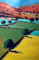 Opkomende lente, 2022 (acryl op board)
