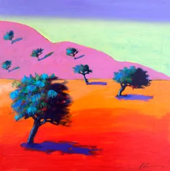 Ibiza, 2024 (acryl op board)