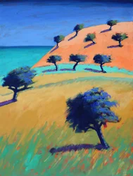 Ibiza II, 2021 (acryl op board)