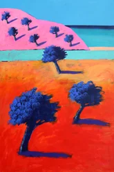 Ibiza I #1, 2022 (acryl op board)