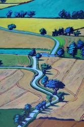 Pad in de zomer (detail)